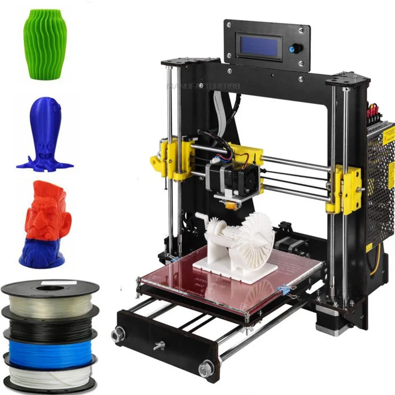 Модернизированный полноточный 3D-принтер Reprap Prusa i3 ЖК-дисплей MK8 возобновление