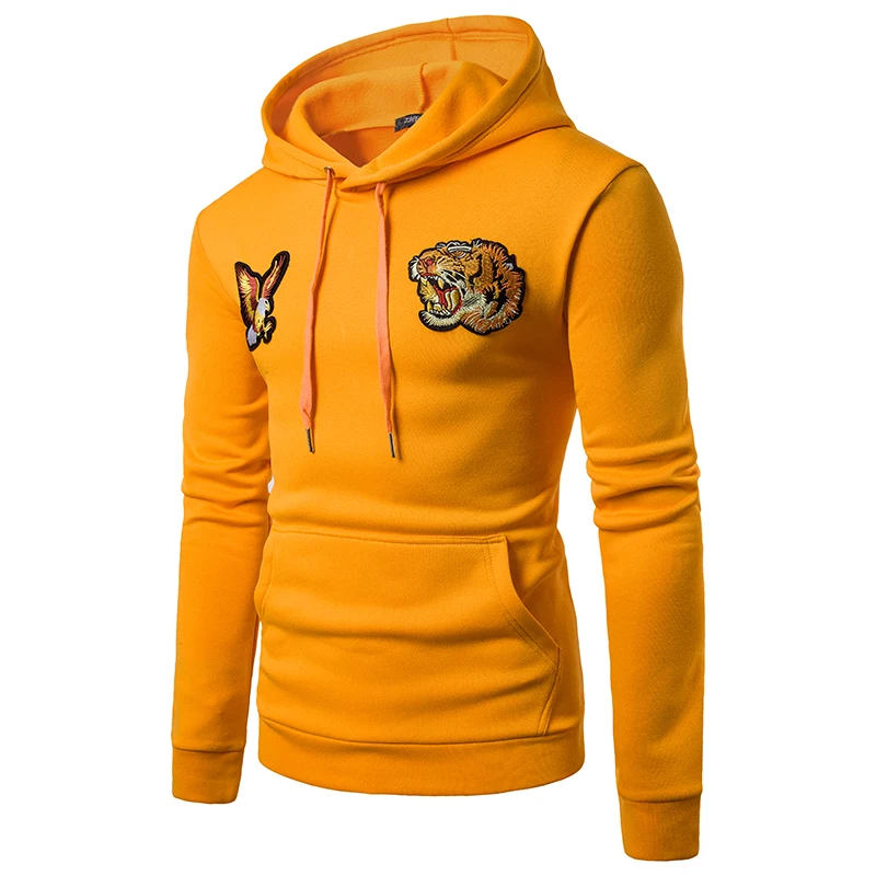 Толстовки Для мужчин sudaderas хомбре хип-хоп S Брендовые однотонные Цвет Животные