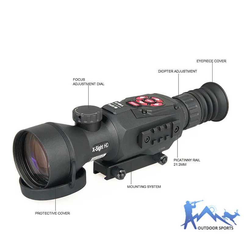 Eagleeye Atn ночного видения 5-20x50 цифровой охотничий прицел ночного видения с HD 1080p ATN L130 Senso ночного видения для OS27-0022
