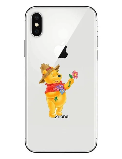 Новейший прозрачный мягкий чехол для iPhone X XS XR MAX 5s SE 6 6splus 7 7plus с изображением Винни