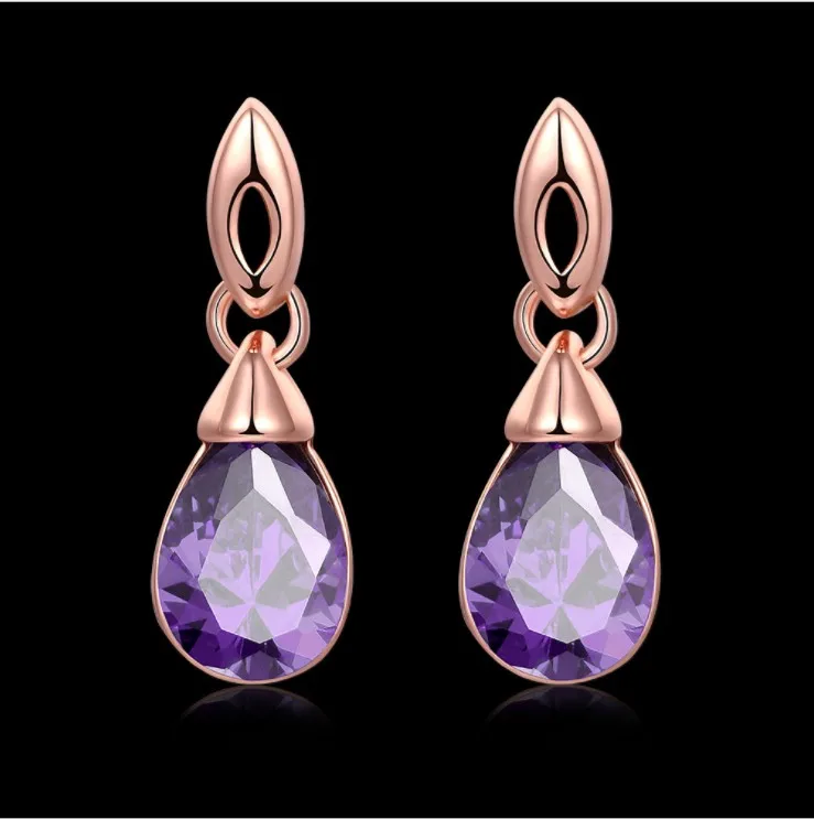 Новинка 2020 серьги европейские цветные кристаллы от Swarovski с подвеской для женщин
