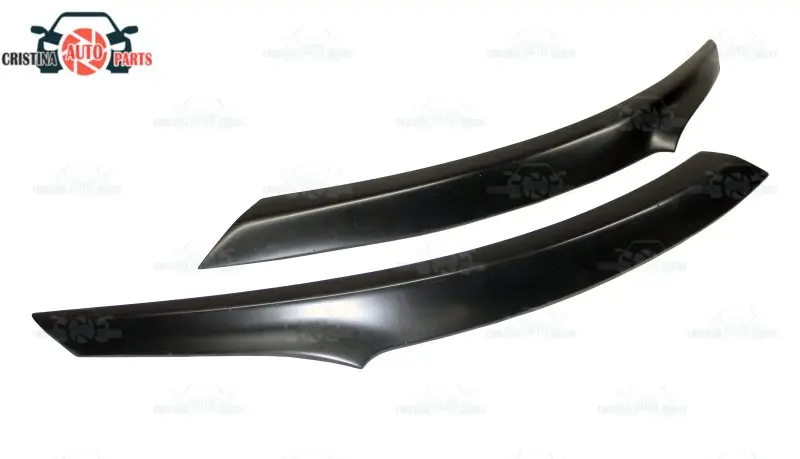 Eyebrows for Kia Rio 3 2011-2014 headlights cilia eyelash plastic ABS moldings decoration trim covers car styling | Автомобили и