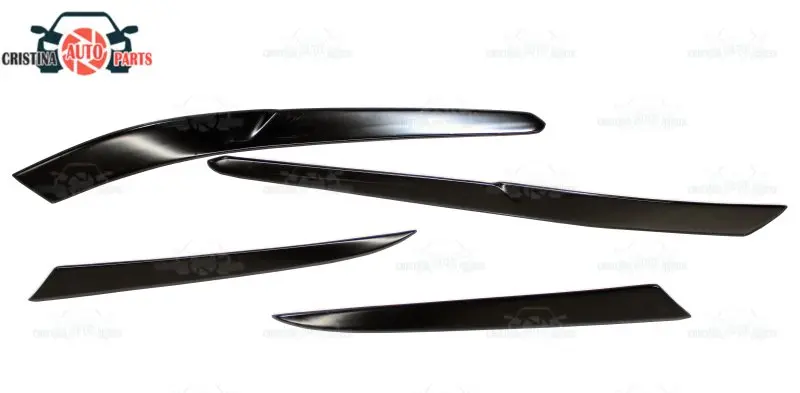 Брови Для Kia Rio 3 2014 2017 задние фары ресницы из пластика АБС молдинги украшения