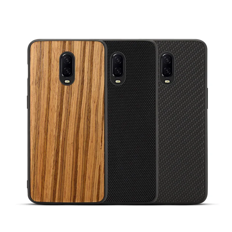 Для Coque чехол на Oneplus 6T s One Plus Задняя крышка оригинальный тонкий карбоновый нейлон