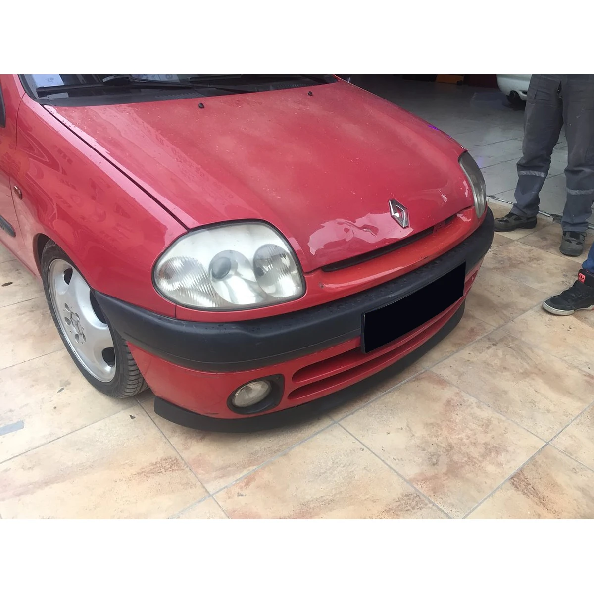 Для RENAULT CLIO 2 Astra H модель передний спойлер бампер для евро губ Универсальный шт.