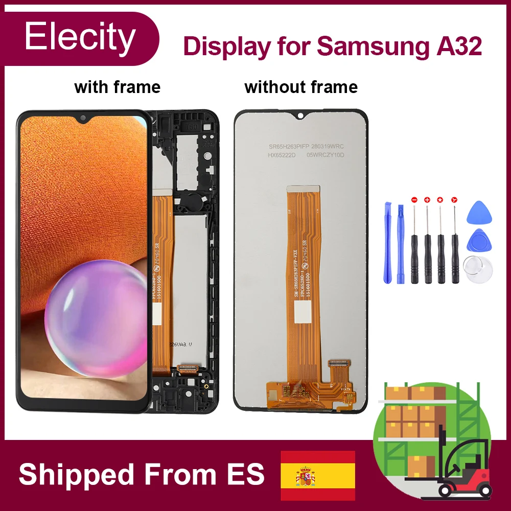 

Для Samsung Galaxy A32 5G A326U SM-A326B LCD Incell экран сменный дисплей поддерживается для принтера отправка из ES