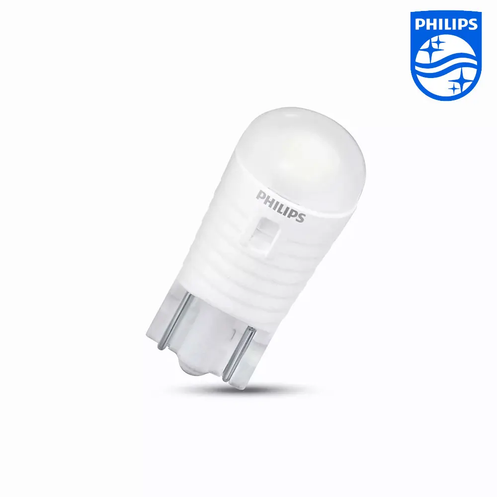 Светодиодная лампа Philips W5W T10 (W2 1x9 5d) Ultinon Pro3000 LED 6000K (2 шт.) 11961U30CWB2 | Автомобили и