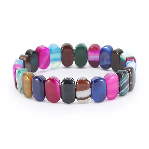 Bracelet &quotатика&quot natural agate stone &quotgems&quot |