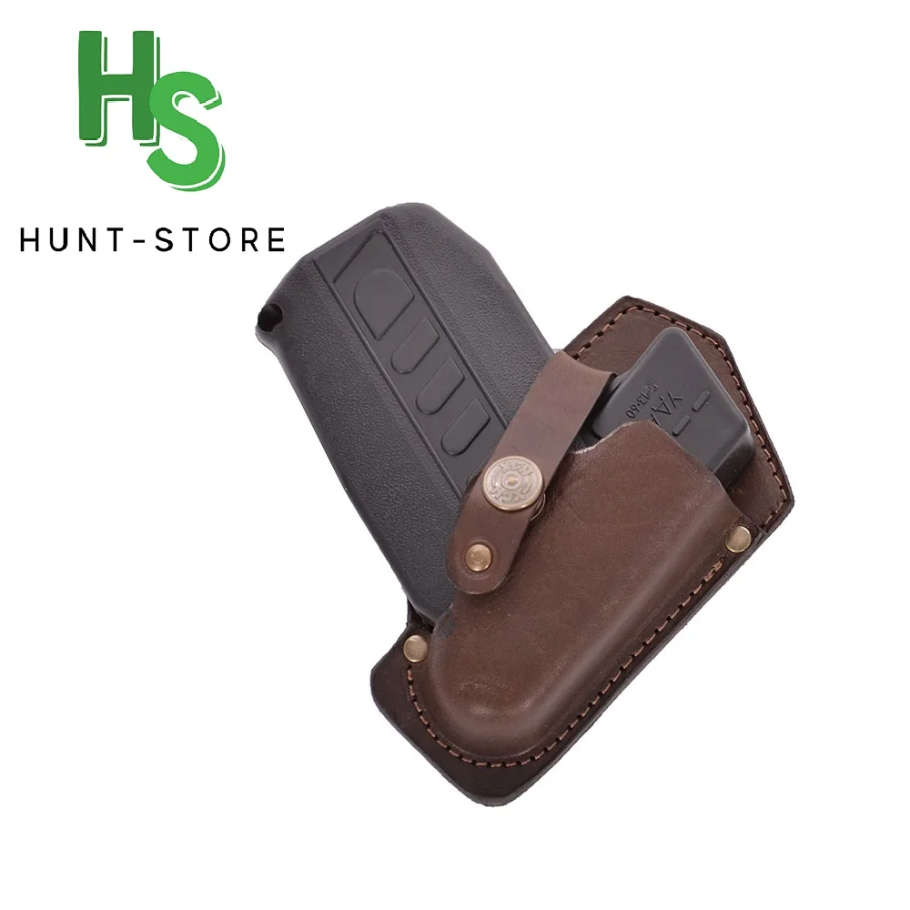 Кобура под УДАР со скобой ХСН для ношения оружия самообороны из натуральной кожи