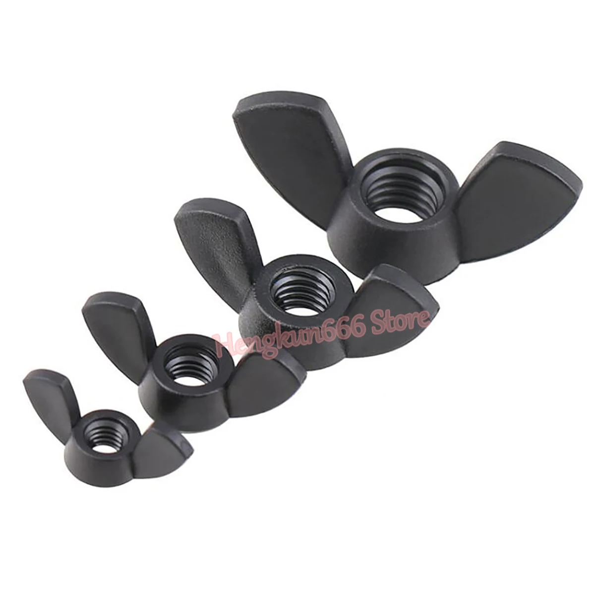 Пластиковые гайки гайка-бабочка с большим пальцем нейлоновые черные/белые