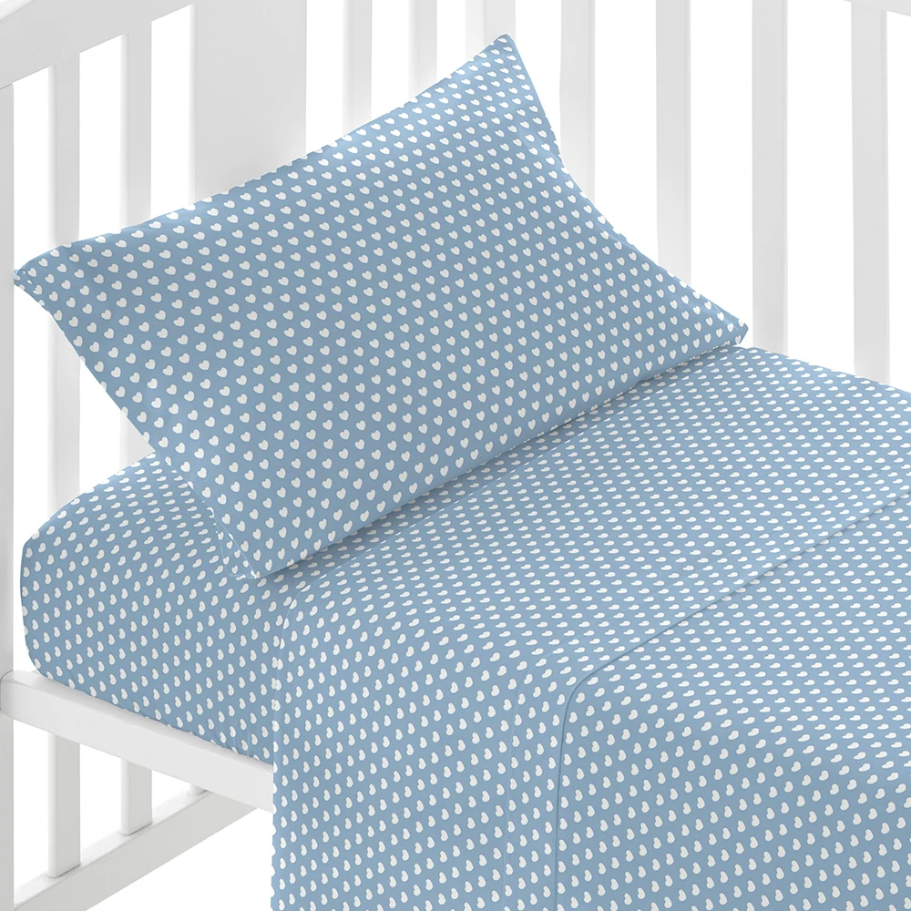 PimpamTex набор простыней из 100% хлопка для детской кроватки и миникуны простыни с