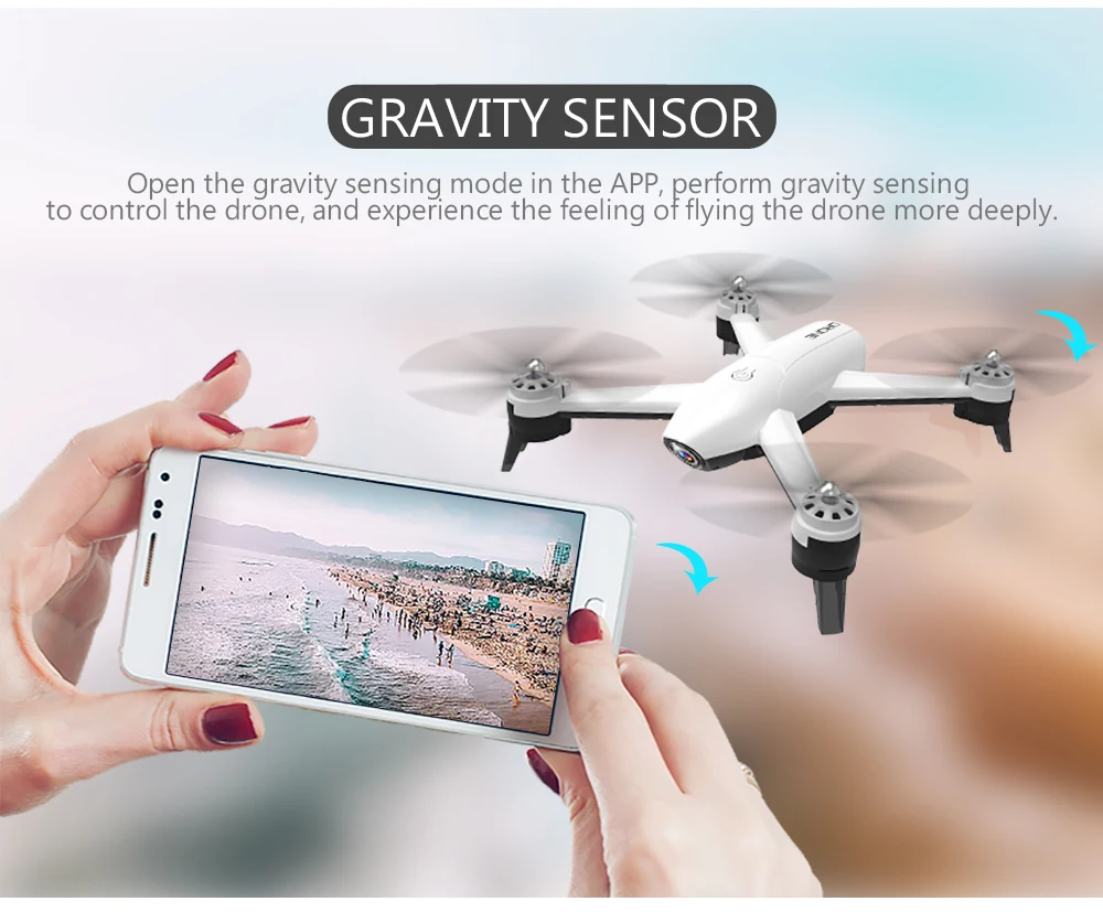 Квадрокоптер SG106 с камерой 4К/1080p FPV и Wi-Fi | Электроника