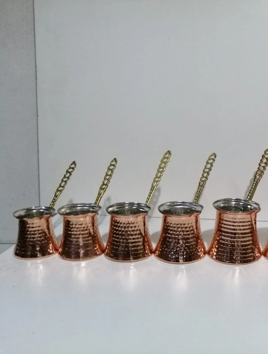 

Handmade from Natural Copper 3 set for Healthy Life Turkish Coffee Coffee Pot Turkish Culture Ramadan Muslm sets