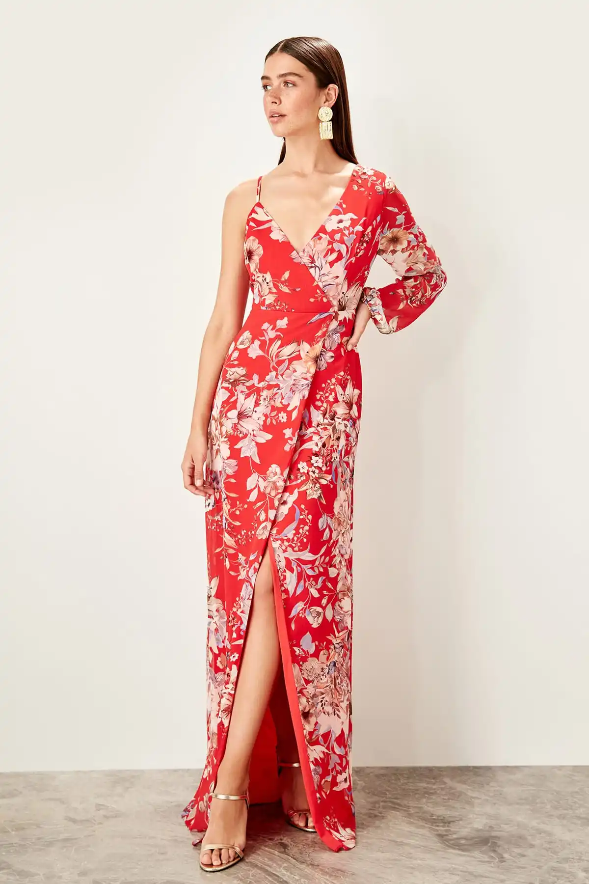 Trendyol УКРАШЕННОЕ ВЕЧЕРНЕЕ ПЛАТЬЕ TPRSS19UT0107|Вечерние платья| |