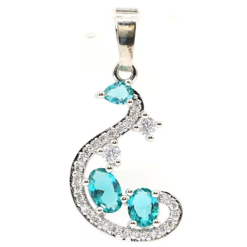 31x14 мм красивый лунный гранат из родолита Аквамарин Смоки Кварц CZ для женщин