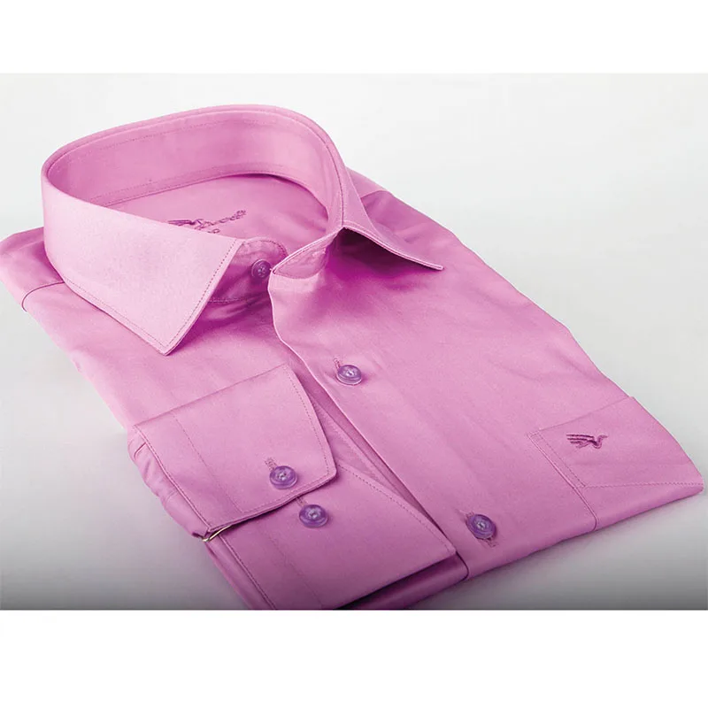 

2020 New Spring Autumn Mens shirts long sleeve 100% Cotton Carlo Potti Brand Clothing Dress Fashion Solid Color Formal Business