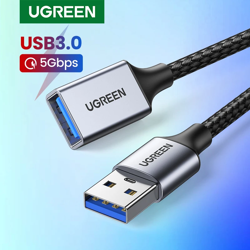 Кабель удлинитель UGREEN USB 3 0 со штекером А и разъемом типа Папа мама для Playstation Flash