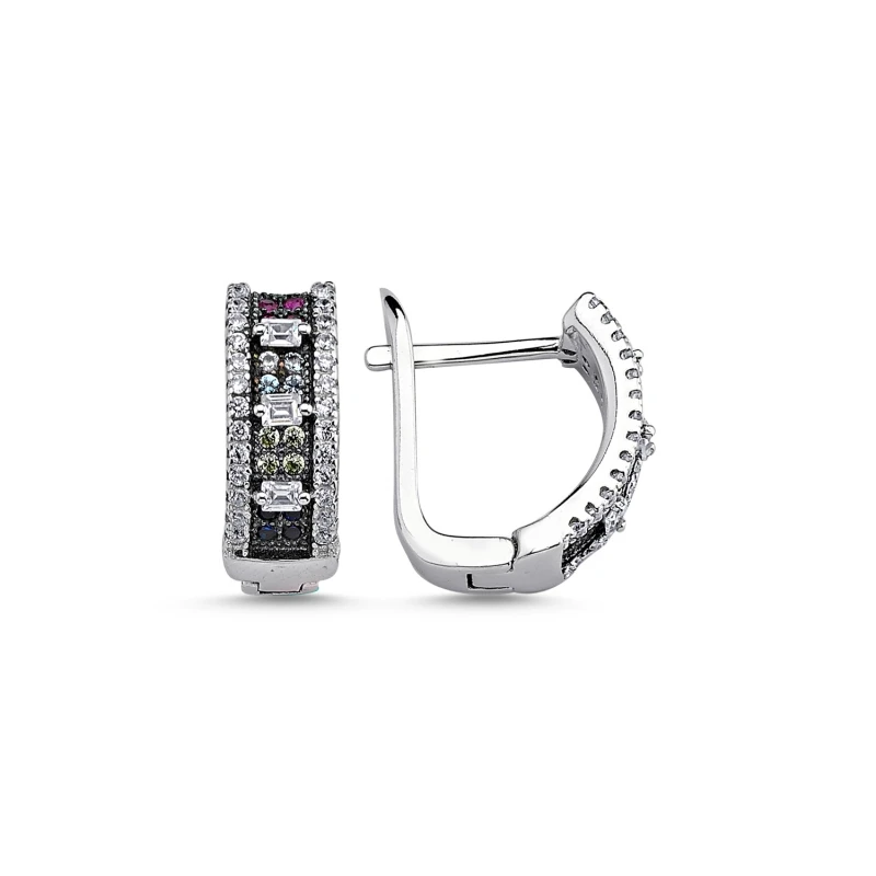 

Серебряные 925 пробы Серьги с цирконием