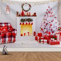 christmas tree wall decoration christmas blanket background pendant decoration wall hanging aesthetics room decoraties
