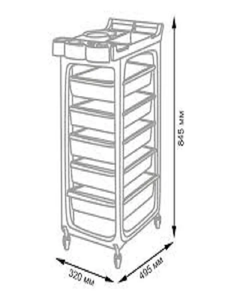 Тележка парикмахерская | Мебель
