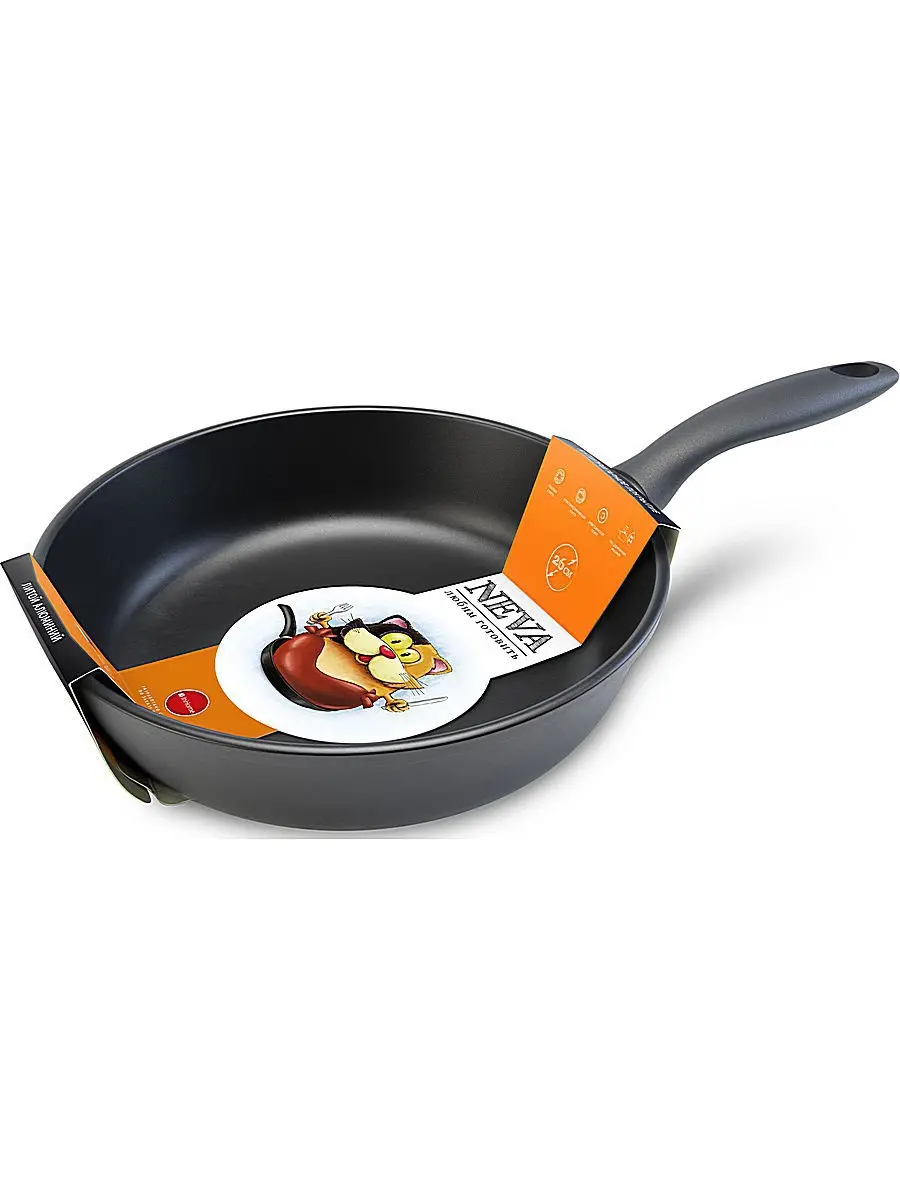 Frying pan with lid inhome cast non-stick coating 26 cm | Дом и сад