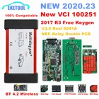 2020,23 Multidiag Pro TCS 2017,3 Bluetooth двойная печатная плата V3.0 NEC Реле реальный 9241A чип FTDI OBD2 диагностический инструмент DS150e новый VCI
