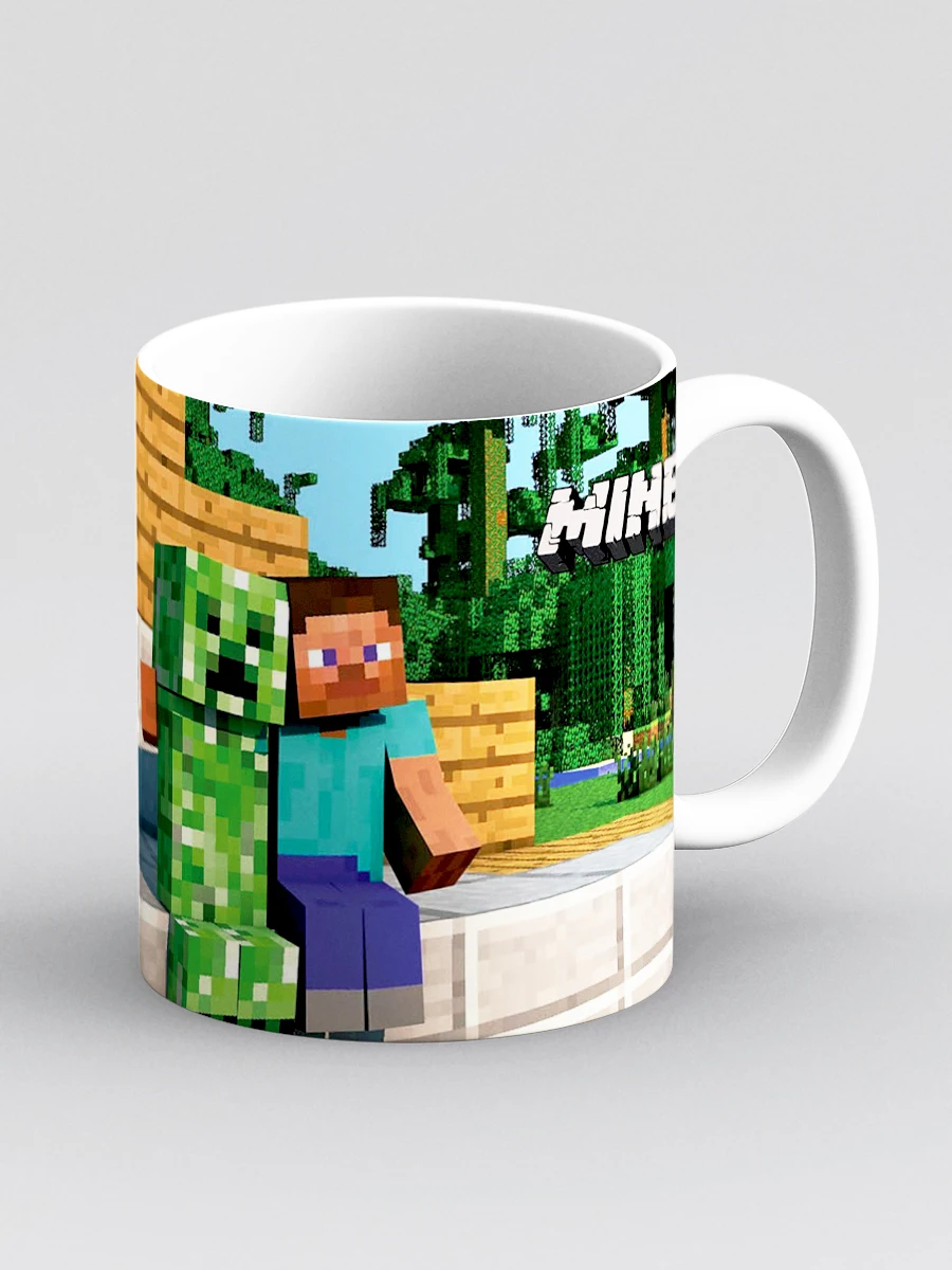 Кружка &quotМайнкрафт. Стив сидит с крипером&quot | Дом и сад