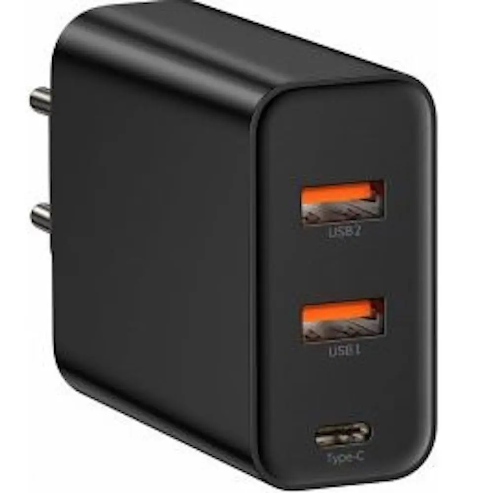 Сетевое зарядное устройство Baseus PPS three output quick charger (C+U+U) 60W EU|Зарядные устройства