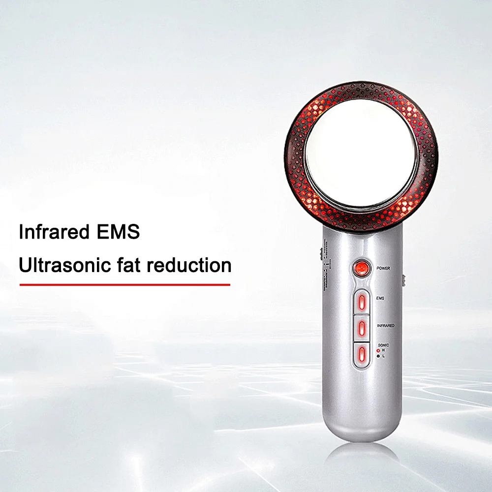 

Ultrasonic EMS Fat Burner 3 In 1 Infrared Body Slimming Massager Shape Your Body Heated Physiotherapy Home Weight Loss Machine
