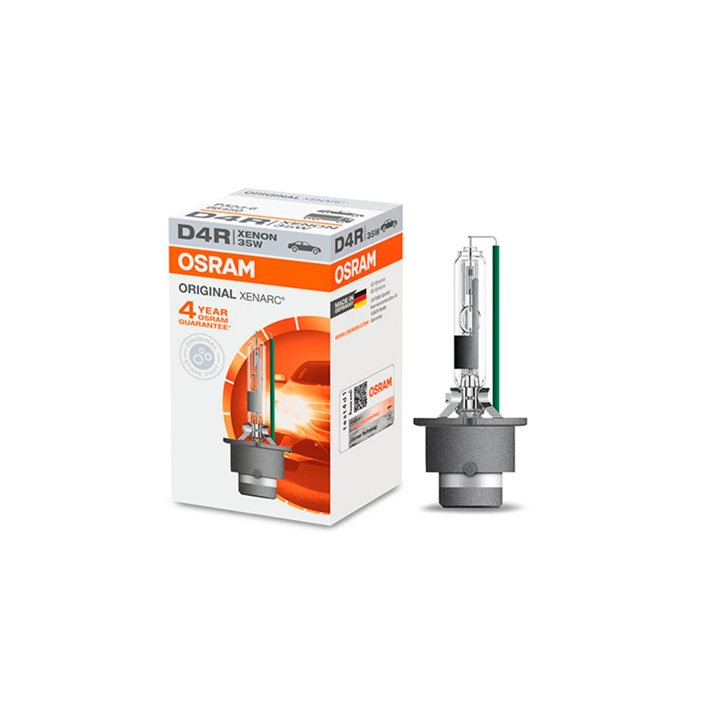 Лампа ксеноновая Osram Xenarc Original D4R 42V 35W P32d-6 1 шт. | Автомобили и мотоциклы