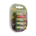 Батарейки аккумуляторные (аккумуляторы) пальчиковые AA LR6 GP 2700 4 шт