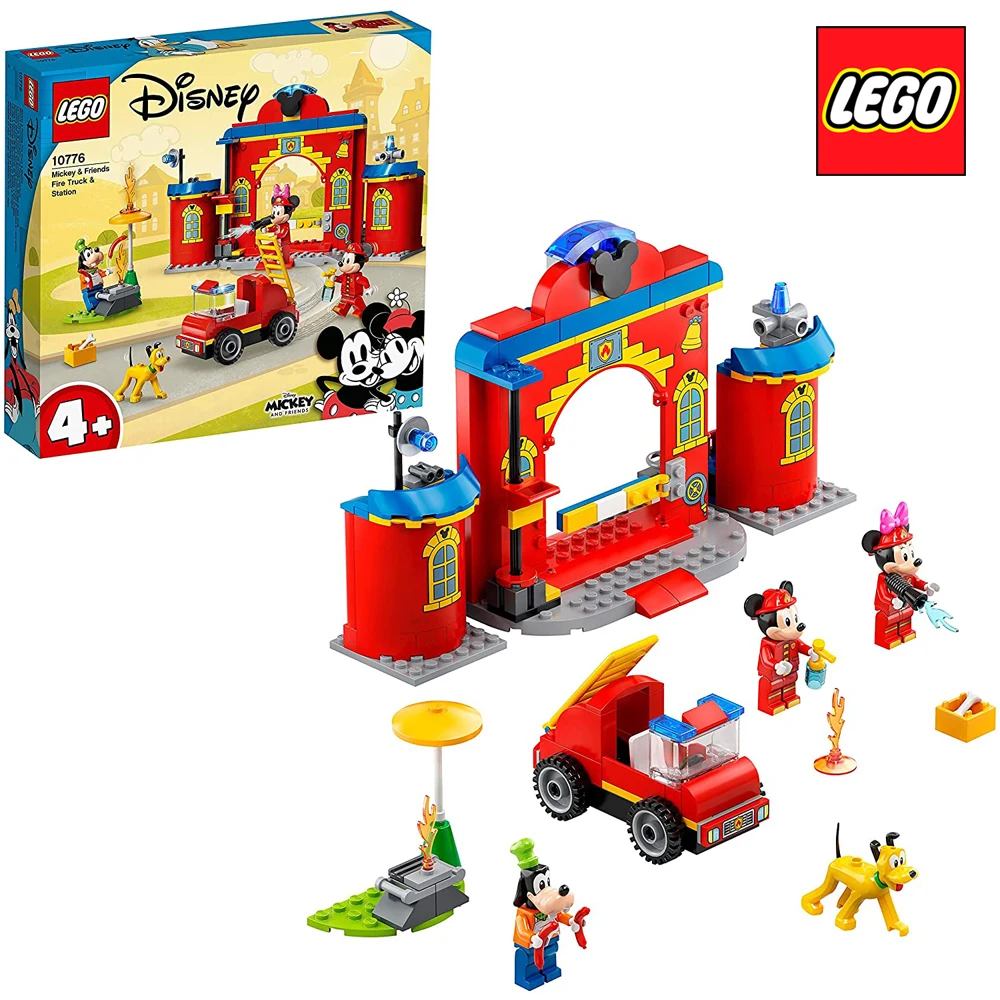 

LEGO 10776 Disney Mickey And Friends Fire Engine & Station Original For Kids NEW Toy For Children Birthday Gifts For Christmas