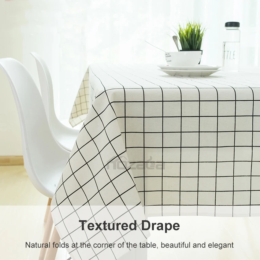 Hozada скатерти водостойкие маслостойкие из ПВХ с узором в клетку теплоизоляция
