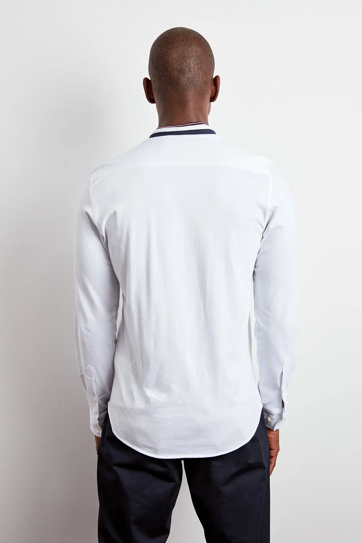 Trendyol Мужская рубашка с вырезом лодочкой и длинным рукавом Ekstraforlu Extra Slim Fit новая
