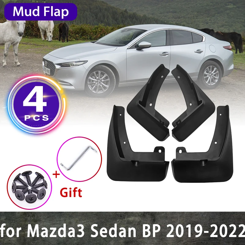 Брызговики для Mazda 3 Axela Mazda3 2020 2021 2019 2022 седан брызговики BP брызговик защита