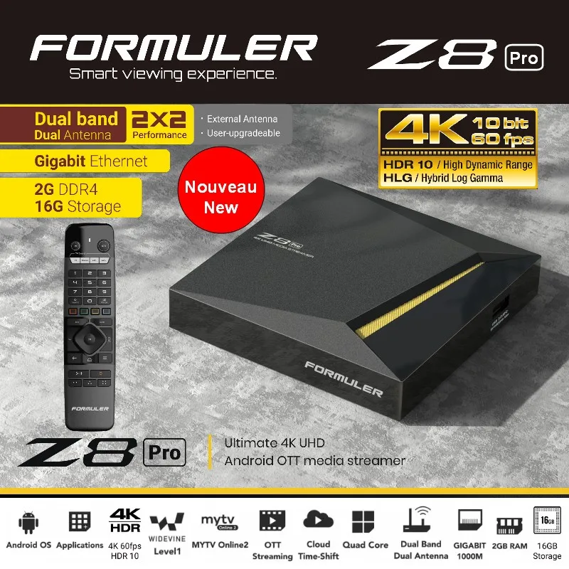Разработка Z8 Pro OTT в формате 4K UHD компьютерной приставки к телевизору Android 7