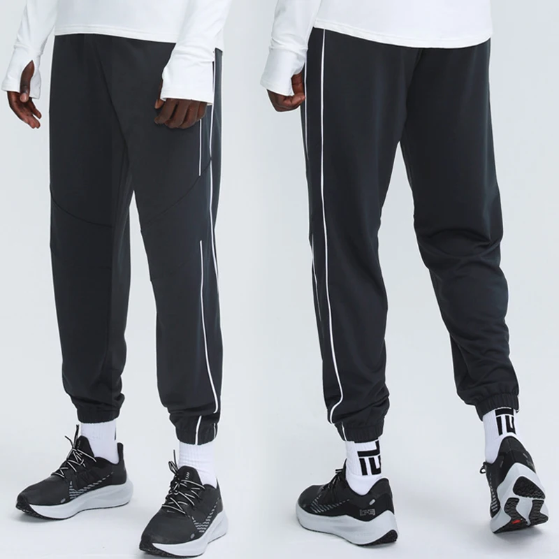 

Штаны мужские спортивные с эластичной талией, белые и черные длинные Джоггеры для бега в спортивном стиле, тренировочные штаны для фитнеса