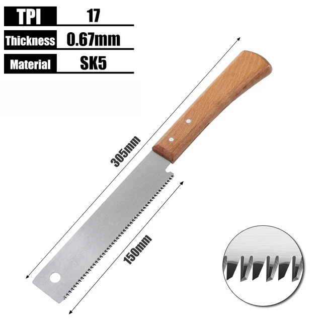 Пила по дереву SK5, японская, 3 кромки, 65 # марганцевая сталь ...