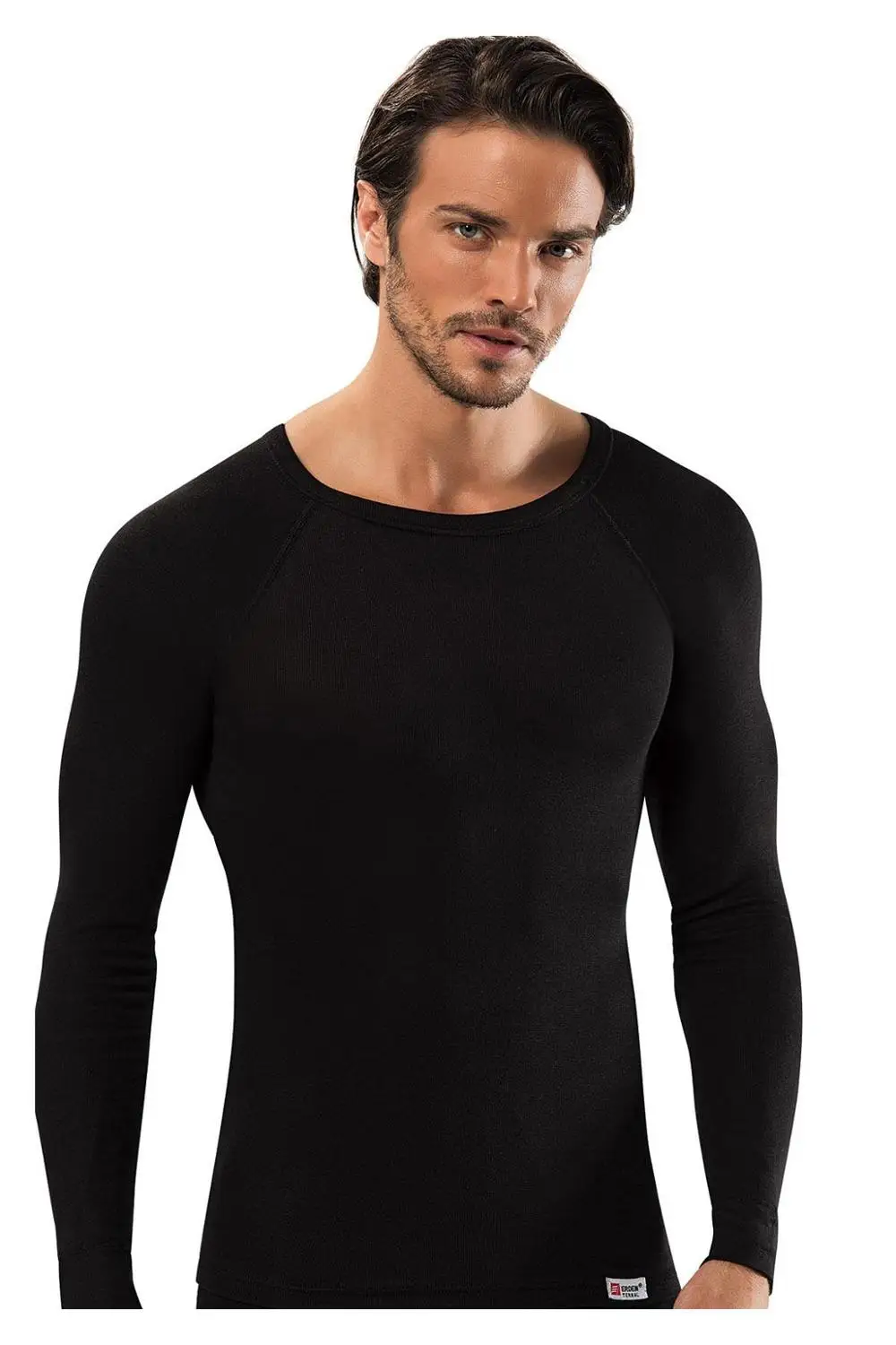 

Winter Thermal Underwear Shirt for Men Clothes Underwear Tops Long Johns Slip Long Sleeve T-shirt