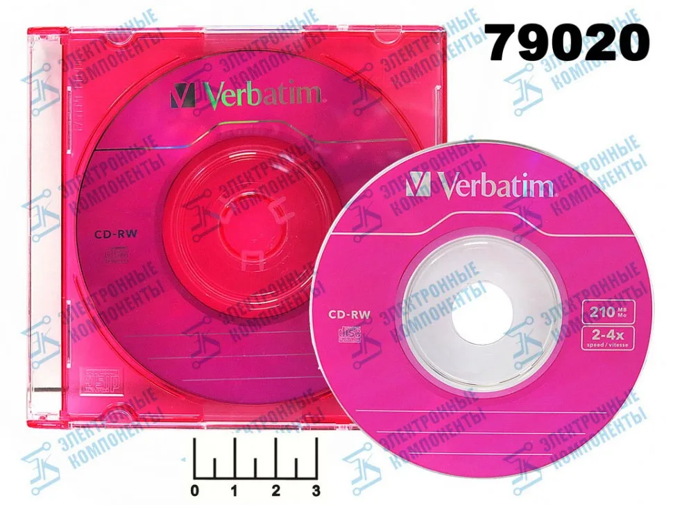 ДИСК CD-RW VERBATIM 2-4X 210MB (К) |