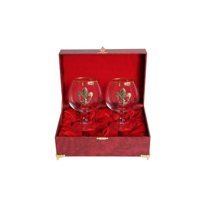 Подарочный набор из 2-х Бокалов для коньяка Лилия 060102018 | Дом и сад