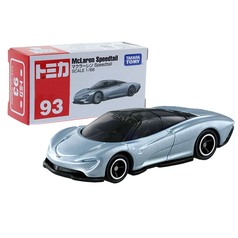 

Takara Tomy Tomica No.93 Mclaren Speedtail Sports Car Toy Scale 1:68 Diecast Roadster Mould Funny Kids Doll Pop Puppet