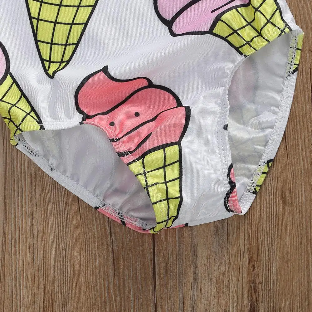 2020 детский цельный купальник для маленьких девочек Летнее Детское бикини