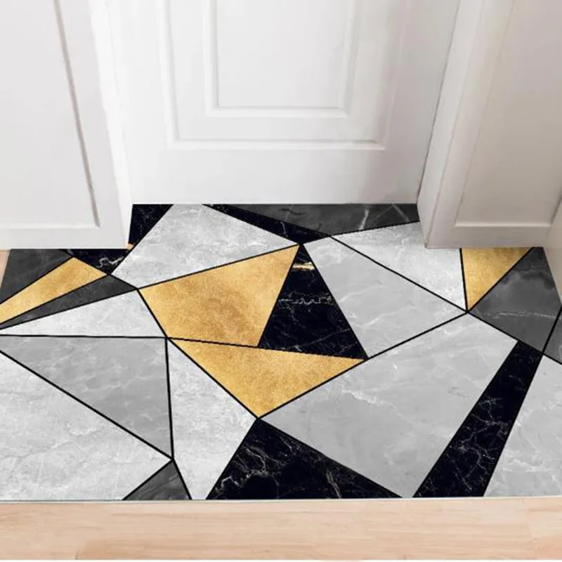 

Entrance Door Floor Mat Non-slip Washable Doormat Rectangle Foot Pad Welcome Carpet Hallway Bath Kitchen Doormat 50X80CM