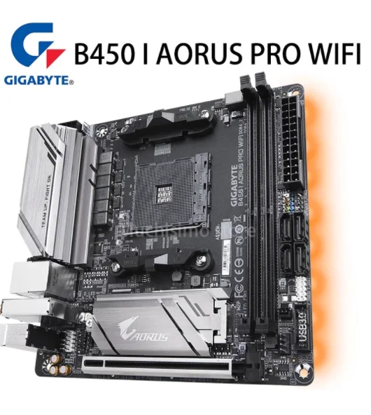 Материнская плата Gigabyte B450 I AORUS PRO с WIFI + AMD Ryzen 5 3600 комплект материнской платы ЦП DDR4
