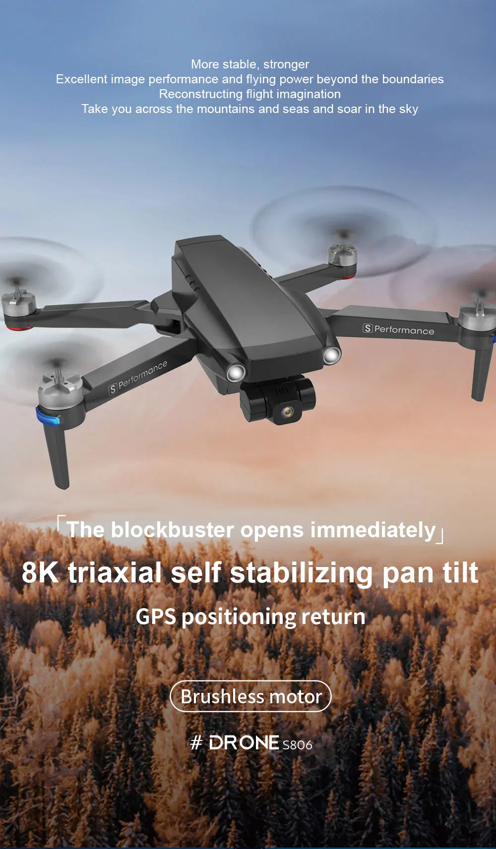MFM 3-Axis EIS Camera Drone GPS 8K 35min 360° Obstacle Avoidance Professional 5G FPV 1.5Km Long Distance Brushless Icat8 Dron 4K