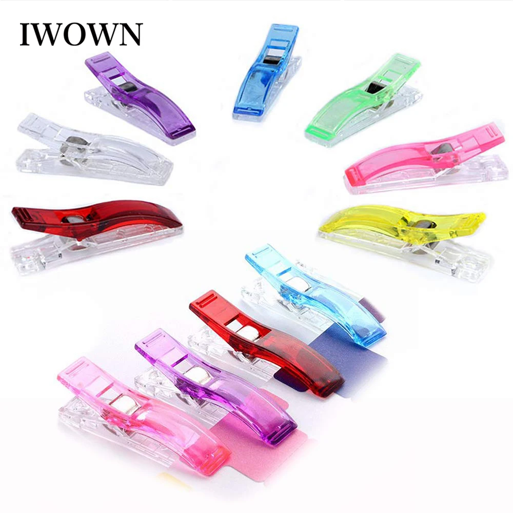 

10/20Pcs Multipurpose Plastic Sewing Quilting Clips for DIY Crafts Clamps Knitting Hemming Clips Sewing Tools