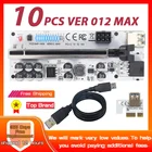 610 шт. Райзер VER012 USB 3,0 PCI-E Райзер VER012MAX Экспресс-кабель Райзер для видеокарты X16 Райзер PCI-E Райзер-карта для майнинга