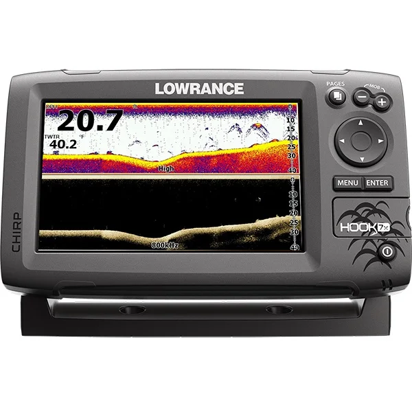 Lowrance Hook 7x Mid/High/DownScan|Рыболокаторы| |