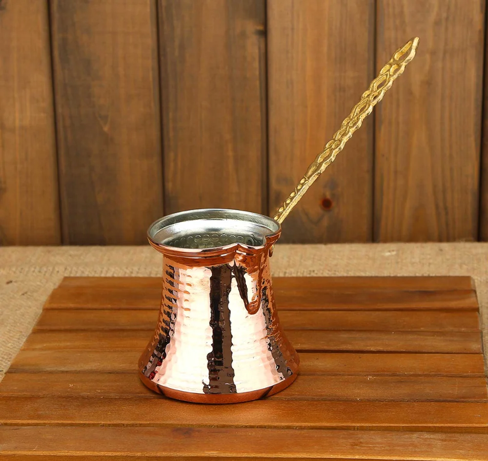 Турецкий и греческий кофейник медный для традиционного турецкого греческого